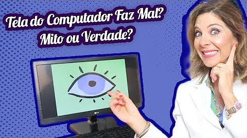 Faz mal mexer no computador com a luz apagada?