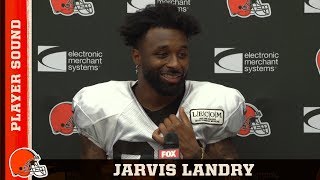 Landry & OBJ Pumped Up Sheehy-Guiseppi Before Punt Return TD | Cleveland Browns