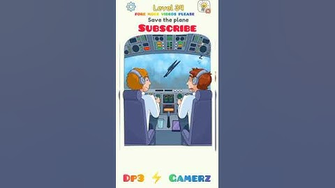 DOP 3 👀 Level 34 Save the plane || Android ⚡lOS #dop3 #gameplay #shorts