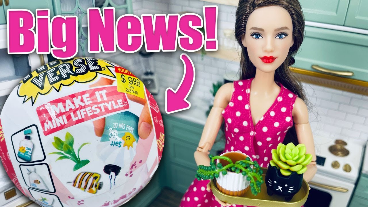 All New!!! MGA Mini Verse lifestyle Surprise balls - Barbie doll PETS!!! 