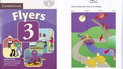 Flyers 3 - Test 1 (with answer keys) Có kèm đáp án cuối mỗi phần