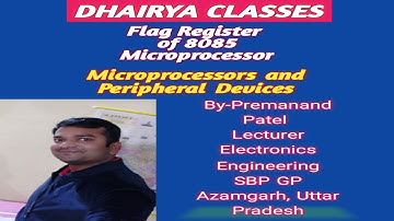 Lecture_17 Flag Register of 8085 Microprocessor with Example (Hindi/English)