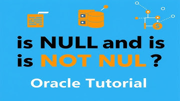 Oracle Tutorial - is NULL and is NOT NULL | Emran Code Box