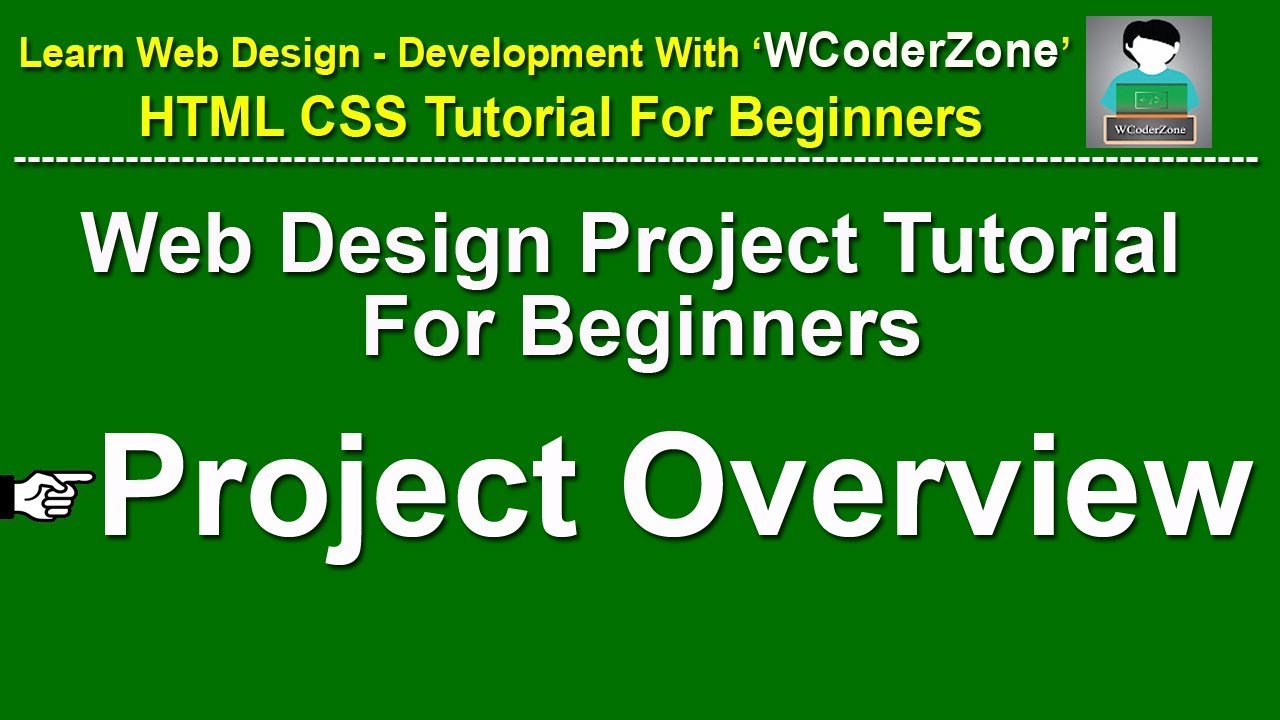 Project Overview - Web Design Project Tutorial English - YouTube