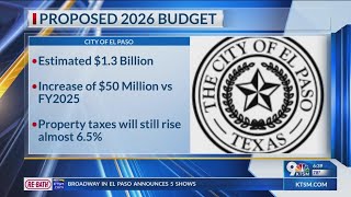 City of El Paso reviews proposed 2026 budget