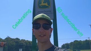 Walking around a John Deere dealer to celebrate 50 subscriber's 🤘 part 1#x758 #farmequipment 