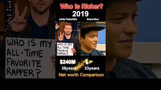 Justin Timberlake Vs Bruno Mars Networth Comparison 💰💲💵💴#celebrity #justintimberlake #brunomars