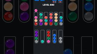 Ball Sort Puzzle nível 690 #games #puzzle #gaming #level #colors #gameplay #pop #automobile