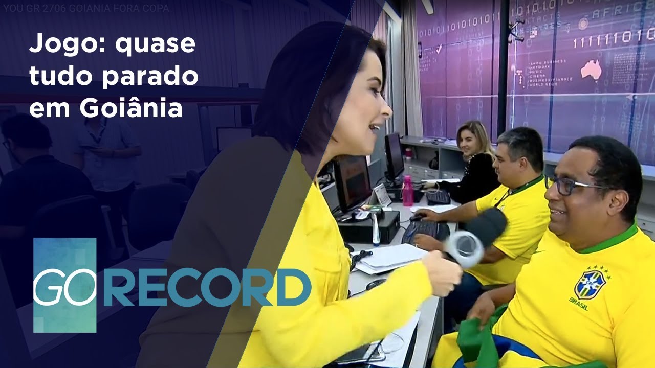 GR - Jogo: quase tudo parado em Goiânia - 27-06-2018