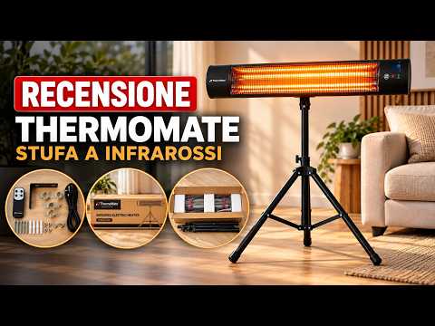 🔥 ThermoMate 2500W Recensione – Stufa a infrarossi 2-in-1 per esterni