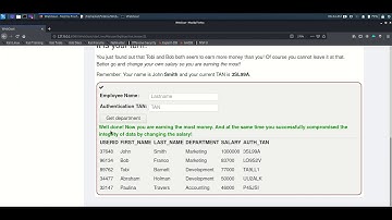 SQL Injection (intro) Compromising Integrity with Query chaining