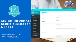 Source Code Aplikasi Klinik Kesehatan Mental Modul Rekam Medis Berbasis Web Php