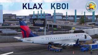 Live! LOS ANGELES, CA to BOISE, ID - (FSS) Embraer E175 - SayIntentions.ai