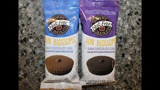 Vermont Chocolates Nut Free Sun Blossoms: Milk & Dark Chocolate Cups with Sunflower Butter