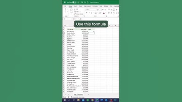 DATEDIF formula in Excel | Microsoft Excel tutorial