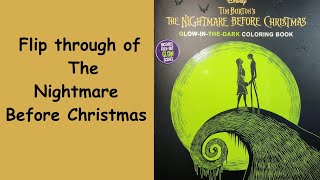 Glow in the Dark Nightmare Before Christmas Flip Thru - adult