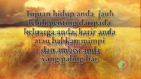 0010 Tujuan Hidup Jauh Lebih Penting