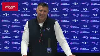 Mike Vrabel: "We Have to do a Better Job at Affecting the Quarterback." | Patriots Press Conference