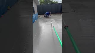 plain concrete pour desi in australia with landscaping work #youtuber