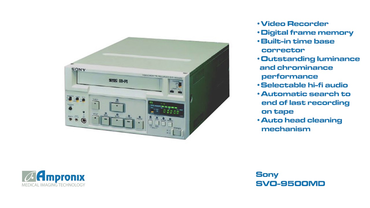 Sony SVO 9500MD Video Recorder Sales | Service | Repair | Exchange
