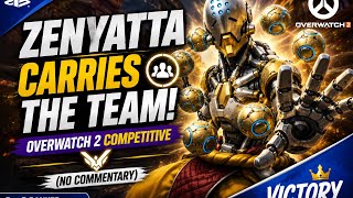 🥈 🏆 Zenyatta Carries the Team! | Overwatch 2 Competitive (No Commentary)