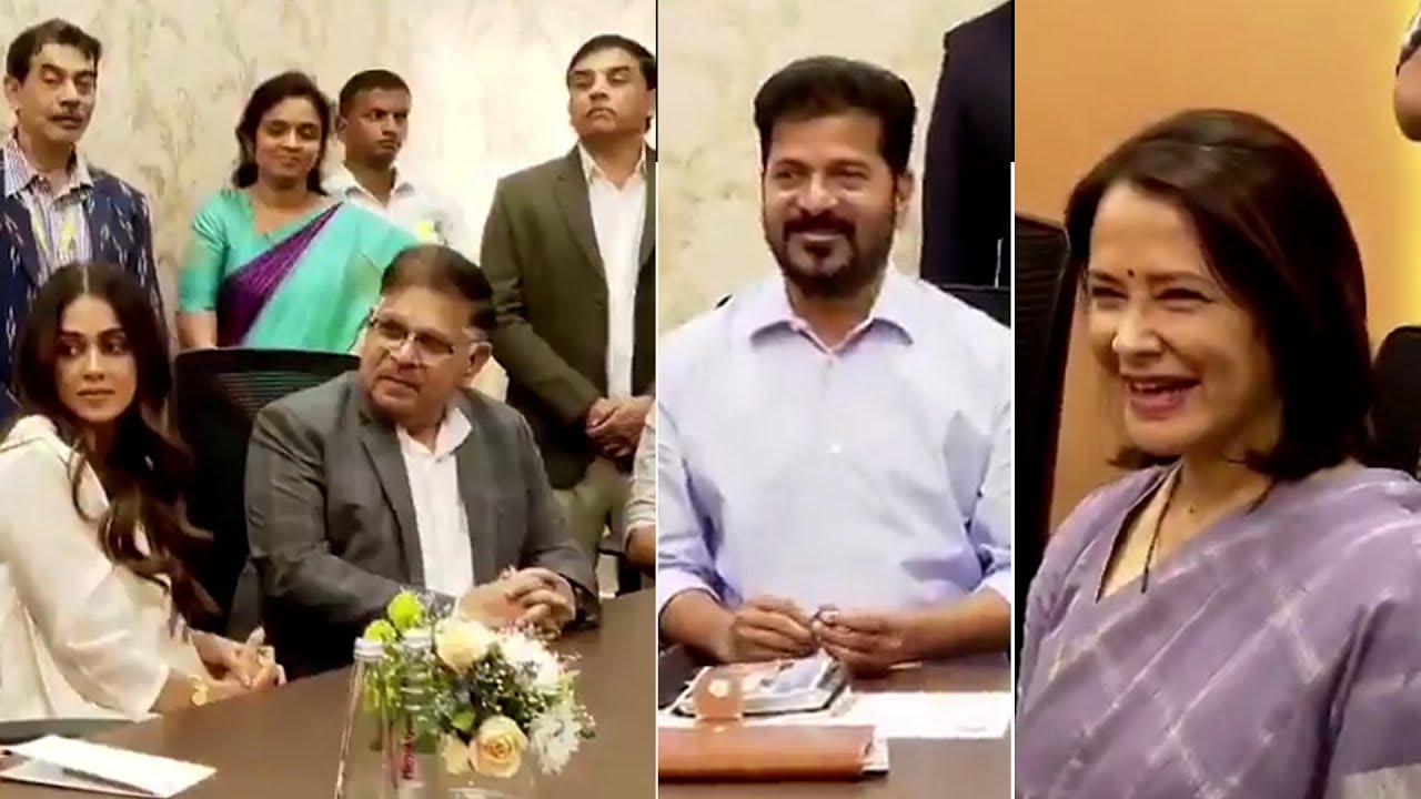 CM Revanth Reddy Emergency Meeting with tollywood Big Producers | Wall post