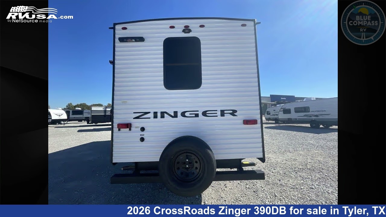 Wonderful 2026 CrossRoads Zinger Travel Trailer RV For Sale in