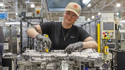 Inside Toyota’s U.S. Hybrid Engine Production Lines 🇺🇸