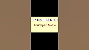 How to Fix Touchpad Not Working? #Shorts