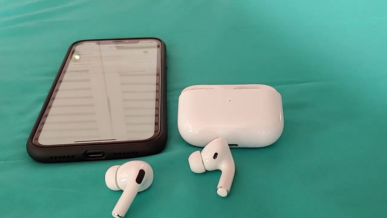 How to pair Real Apple Airpods Pro with Iphone XR - YouTube