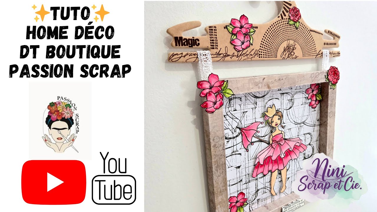 ✨️Tuto✨️ Home Déco ✨️ DT @boutiquepassionscrap8989 ✨️ avec L’Encre et l’Image ✨️ #tuto #aquarelle ✨️