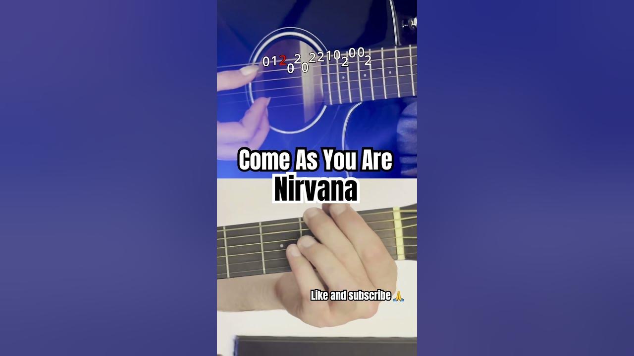 Nirvana - Come As You Are guitar tutorial