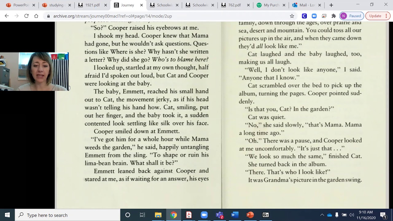 Chapter 3 Read aloud YouTube