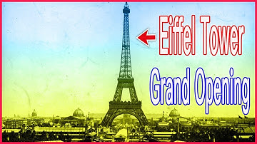 This Day In History March 31, 1889 Paris Eiffel Tower Official Opening