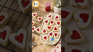 Vanilla Jam Hearts Recipe by Food Fusion
