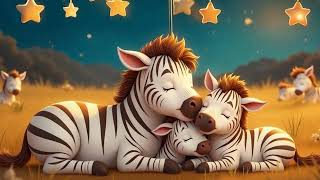 Zebra Family Sleeps Peacefully Under the Stars 🦓🌙💤 screenshot 3