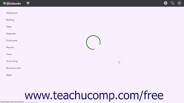 QuickBooks Online Plus 2017 Tutorial Creating Account QuickReports Intuit Training