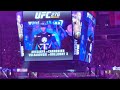 UFC 276 Israel Adesanya Walkout in the Arena