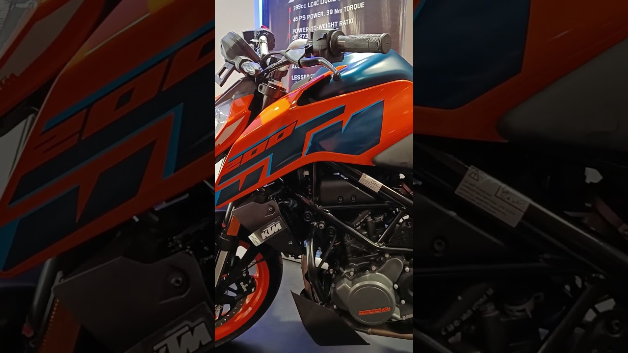 2024 Duke 200 Blue Orange Color New KTM