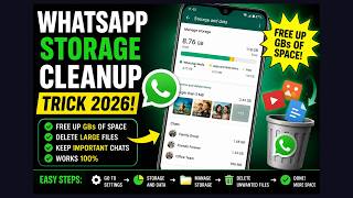 WhatsApp storage cleanup trick 2026 I Free up GBs of space instantly screenshot 3