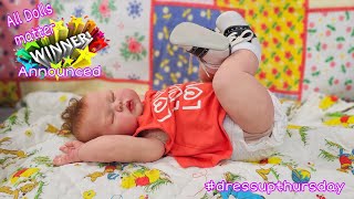 Meet NEW Chunky Reborn Baby Doll - DETAILS| Feeding & Changing Crying Baby| Gifts| Giveaway Winner!