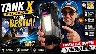 📽️ No parece un celular: el Tank X proyecta cine, ilumina todo y graba en la oscuridad 🔥