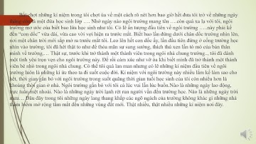 Hướng dẫn cuộc thi "Những kỷ niệm sâu sắc về thầy cô và mái trường mến yêu năm 2020".