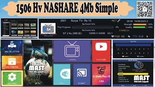 1506Hv 4Mb Simple Version Software Nashare V2 New Rcu Option Youtube Iptv Wifi