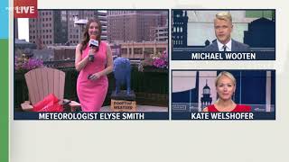 Elyse Smith looking very beautiful and feminine and making for great and amazing eye candy in pink Wealth