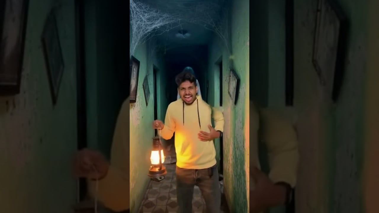Lantern in Hand, Ghost Behind 😱😂 | Funny Horror