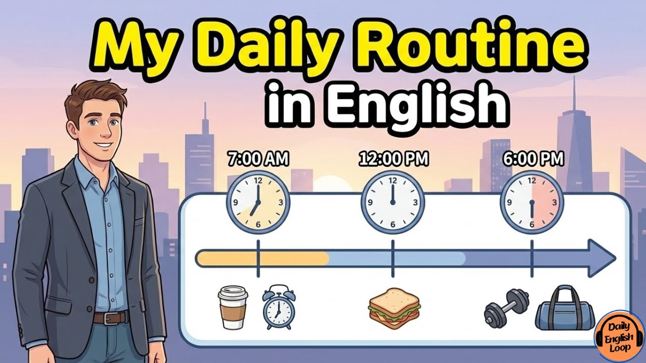 How to Describe Your Daily Routine | English Listening &vSpeacking ...