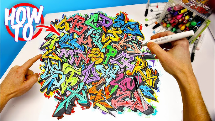 How to draw Graffiti Lettering KING @VipulSwamiArts 