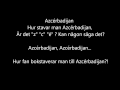 Azerbajdzjan - Rally i P3 (lyrics)