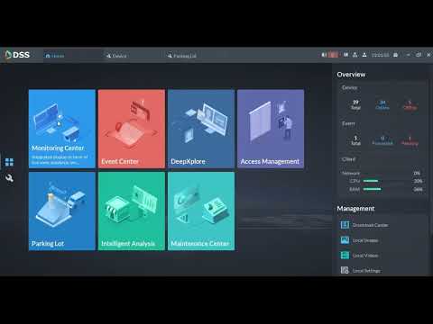 Настройка камеры ANPR и платформы DSS Professional